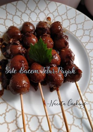 Foto resep Sate Bacem Telur Puyuh