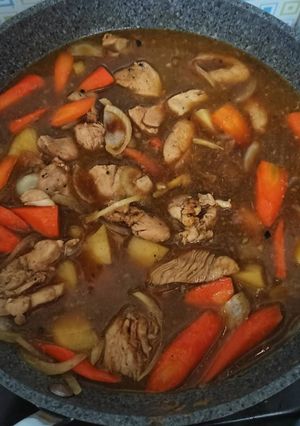 Foto resep Semur Ayam Kecap Kentang Wortel