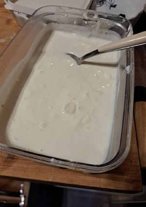 Une photo de Fromage blanc au four