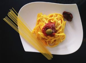 صورة لوصفة بيض سباقيتي