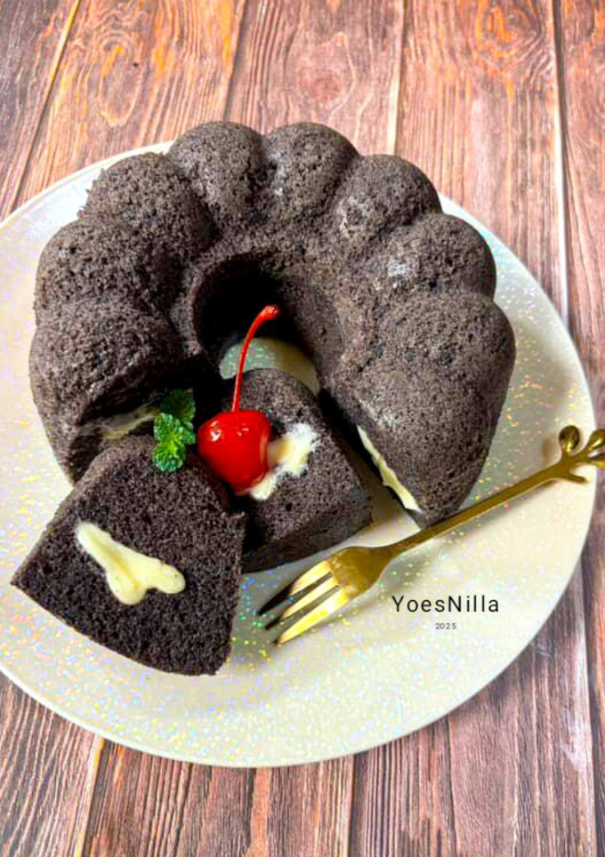 Foto resep Bolu Ketan Hitam Keju Lumer