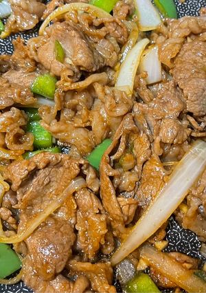 Foto resep Daging cah paprika