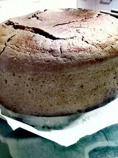 Una foto de Bizcocho de chocolate y calabacín
