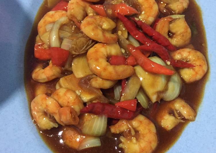 Udang saus tiram