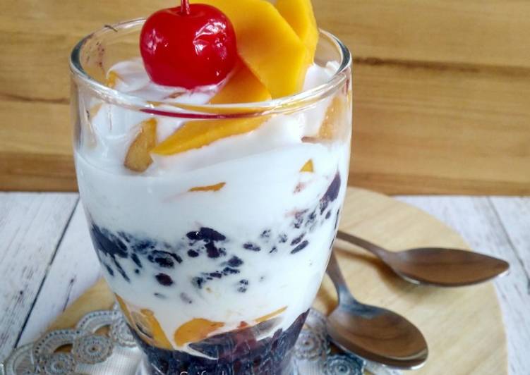 Resep Mango Black Sticky Rice, Lezat