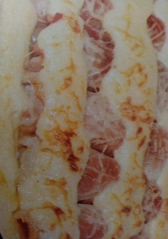 Una foto de Espárragos Blancos Gratinados