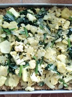 Una foto de Masa para tarta salada sin gluten, vegana