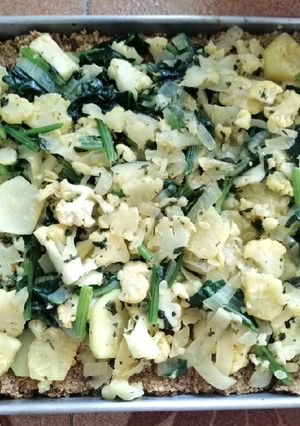 Una foto de Masa para tarta salada sin gluten, vegana
