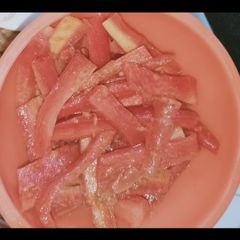 A picture of Gajar ka achar.
