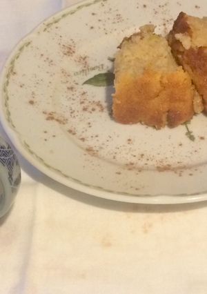 Una foto de Budín de pan y manzana (otra versión)