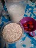 Bubur pink marsha oatmeal