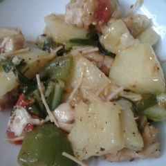 A picture of Sauted Pineapple -Chicken.