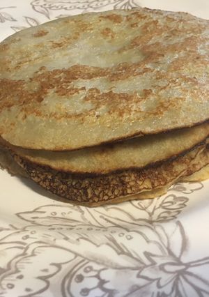 Una foto de Panqueques de manzana
