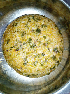A picture of Party Jollof rice with Beans.