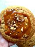 Snicker's bar inspired cookies