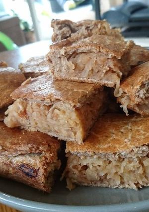 Teljeskiőrlésű almás pite recept fotója