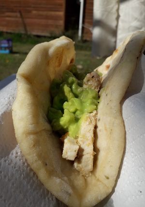Una foto de Tacos con guacamole!