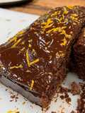 Moist and spongy Orange chocolate cake (using vegetable oil - no butter)