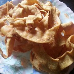 A picture of Thinai Ribbon Pakoda (Foxtail millet ribbon pakoda).