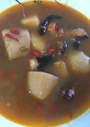 Una foto de Guiso de pulpo