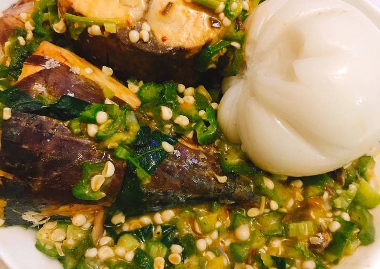 How to Prepare Any-night-of-the-week Okra soup and agidi