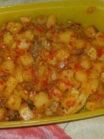 Langkah Mudah untuk Membikin Resep Sambal goreng kentang + ati ayam yang Sempurna Anti Ribet, Mantap