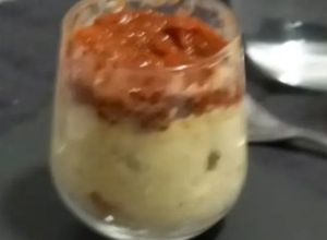 Une photo de Un tiramissu salée pour un apéro endiablé