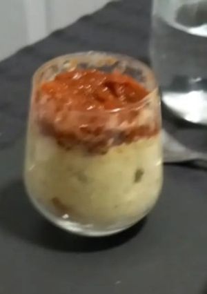 Une photo de Un tiramissu salée pour un apéro endiablé