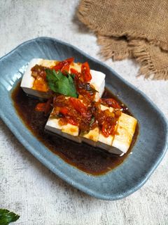 Foto resep Tahu Kukus siram Kuah Kecap