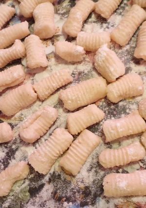 A picture of Parmigiano gnocchi.