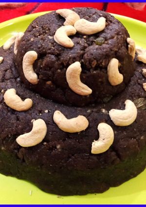 A picture of Bajre ka halwa.