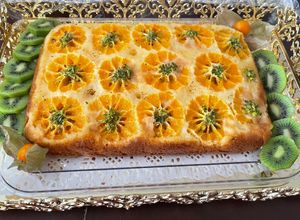 صورة لوصفة كيكة اليوسف أفندي (المندرين)🍊