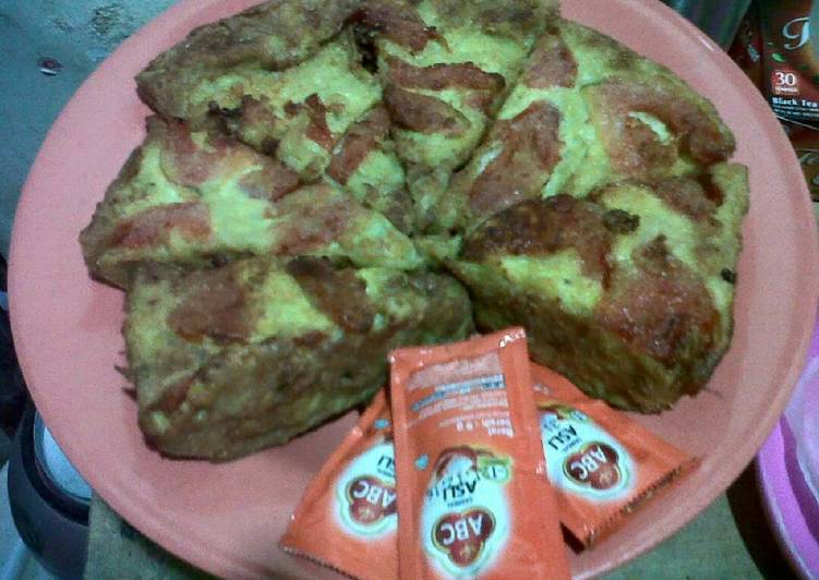 Resep Pizza mie sosis Anti Gagal
