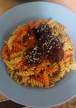 Foto resep Fusilli dan Iga Panggang Madu