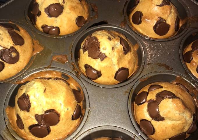 Recipe of Quick Low carb peanut butter protein muffins