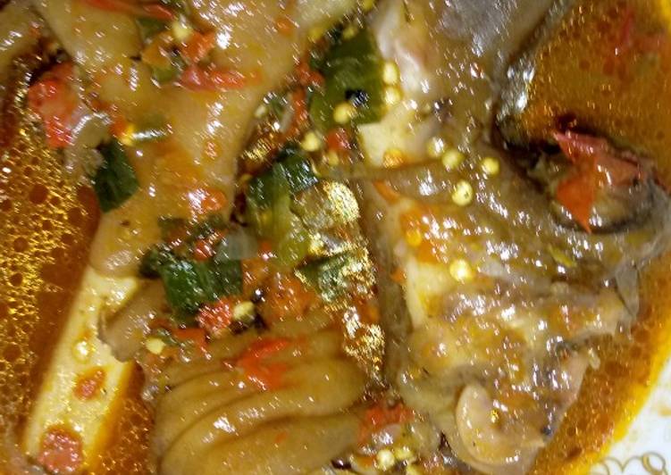 Step-by-Step Guide to Prepare Homemade Goat Legs Pepper soup