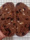 Almond Double Choco Sourdough Bread (Open Baking Method)