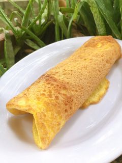 Hình của món Trứng Bông Ốp Lết.