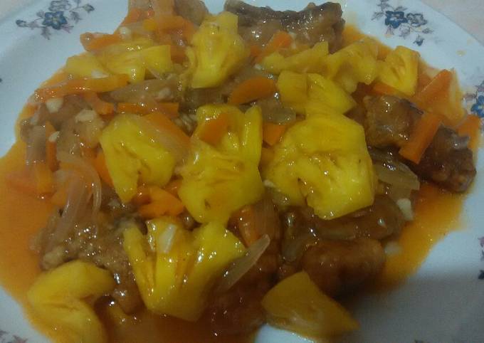 Cara Buat Ayam goreng tepung saus asam manis nanas #BikinRamadhanBerkesan, Andalan