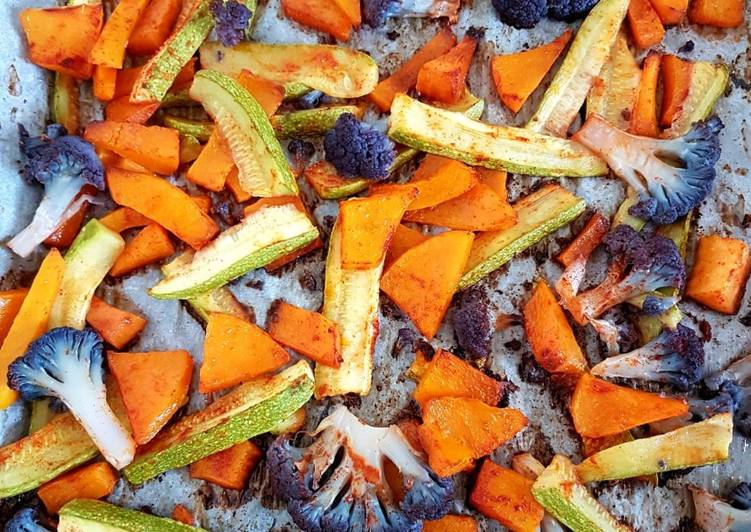 Verdure al forno alla paprika