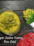 Sayur Santan Kuning Pare Belut