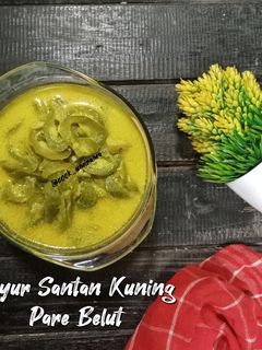 Foto resep Sayur Santan Kuning Pare Belut