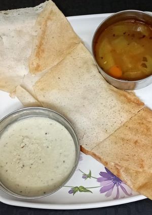 দোসা(dosa recipe in Bengali) রেসিপির প্রধান ছবি