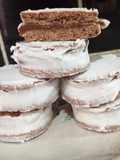 Alfajores nevados tipo Jorgito Blanco