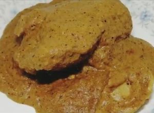 Una foto de Encacahuatado de pollo