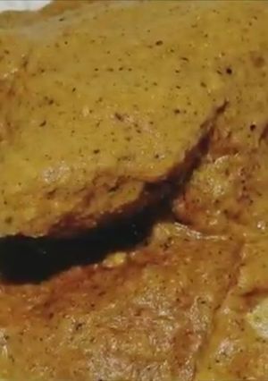 Una foto de Encacahuatado de pollo
