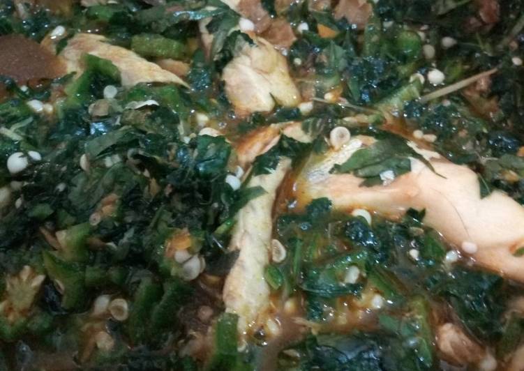 Recipe of Tasty Oiless okro soup Cooking Basics for Beginners