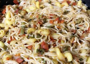 Latest Recipe Spicy spaghetti and macaroni Delicious and Healthy