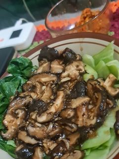 Foto resep Pakcoy Jamur Saus Tiram