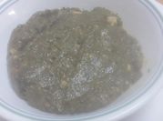 A picture of corn palak spinach